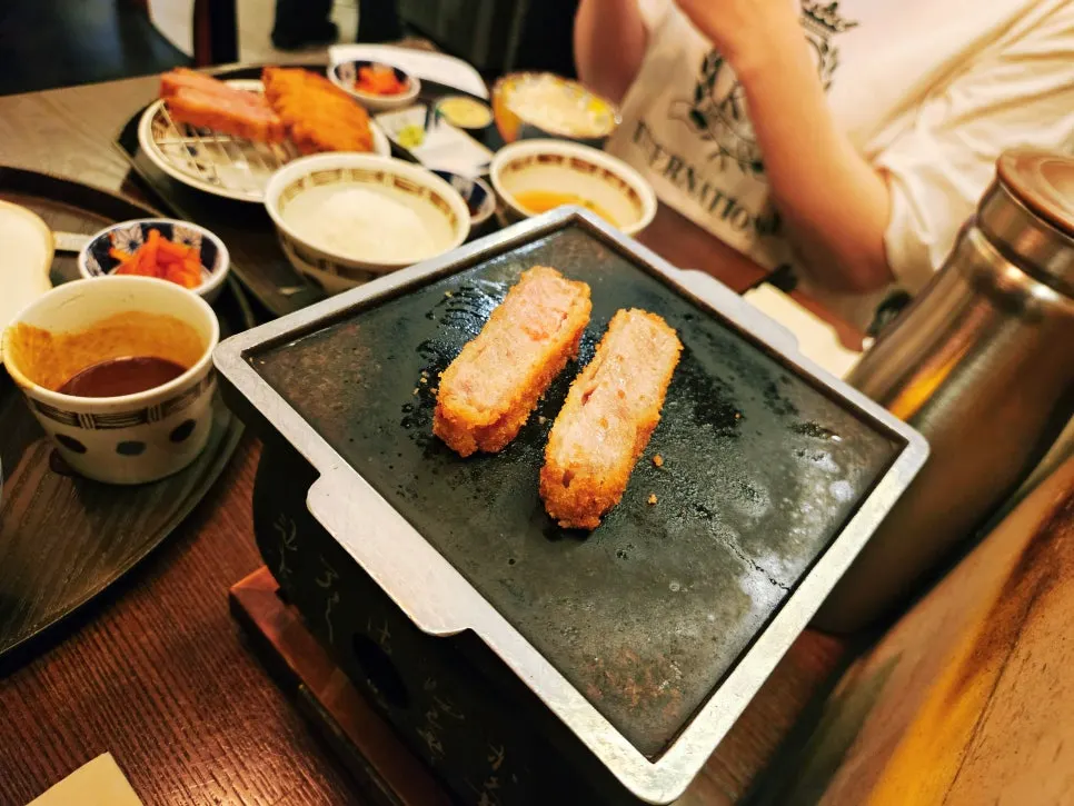 식사를 마친 규엔당 성수본점 테이블