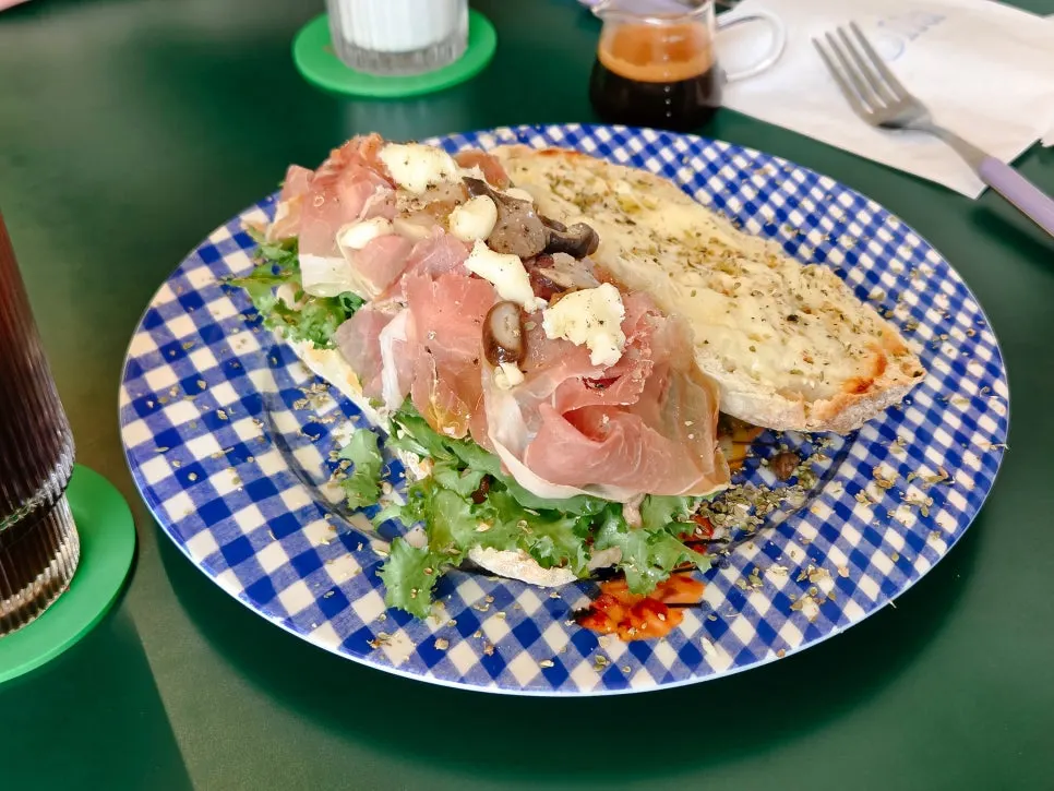 Frolla's bestselling truffle parma panini