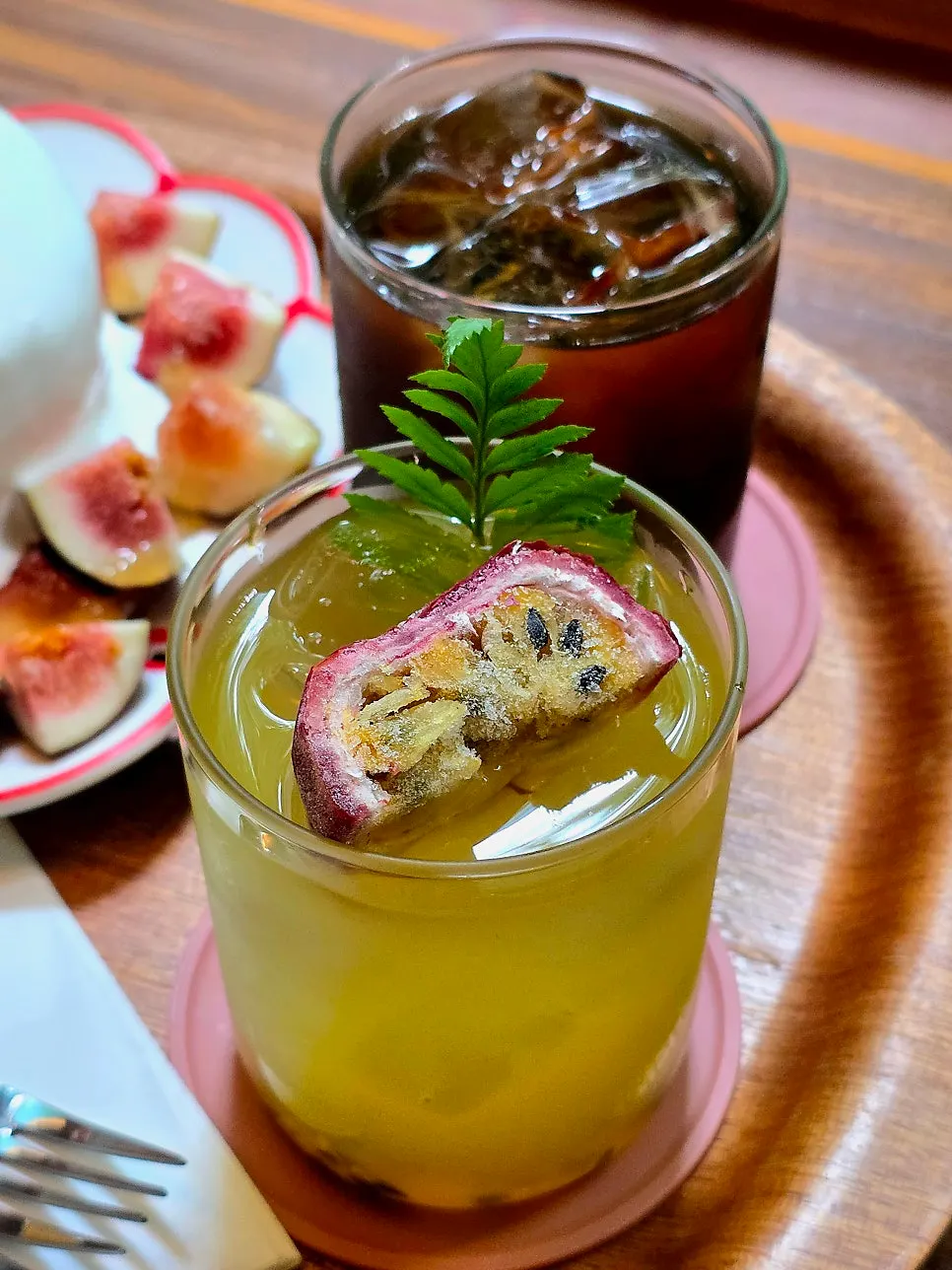 Drinks ordered with the soufflé