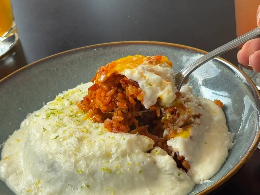 Crispy three-color lasagna