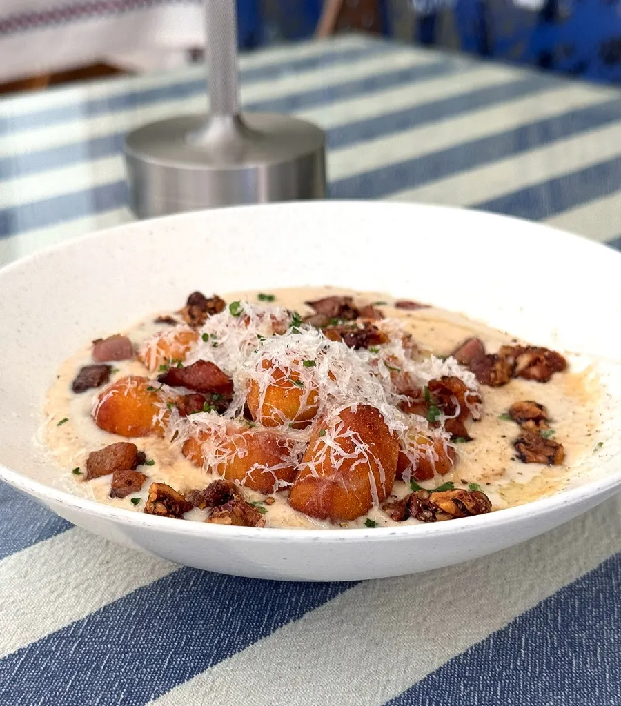 Gorgonzola truffle cream gnocchi