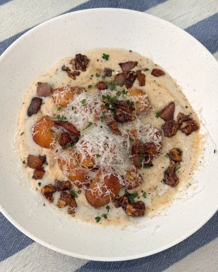 Truffle cream gnocchi