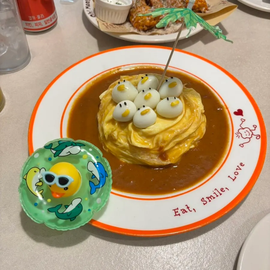 Rubber Duck omurice signature dish
