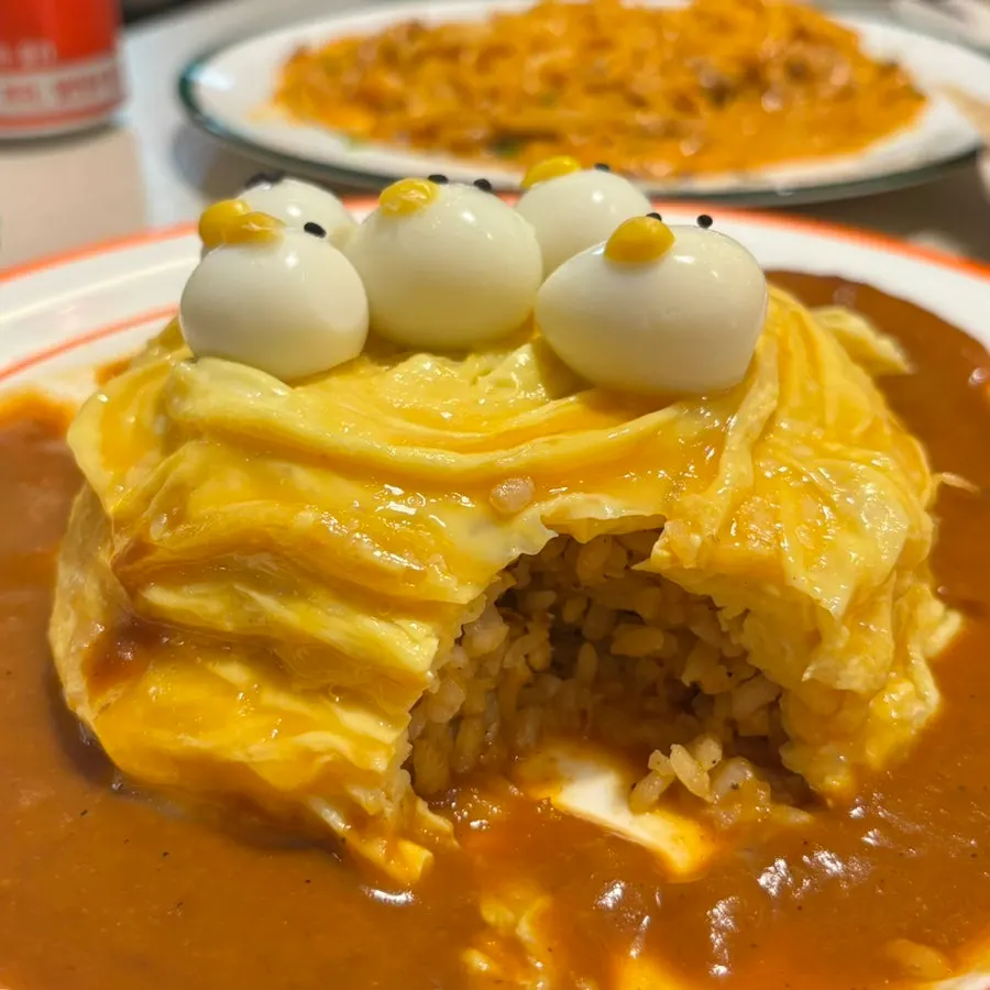 Quail-egg Rubber Duck omurice