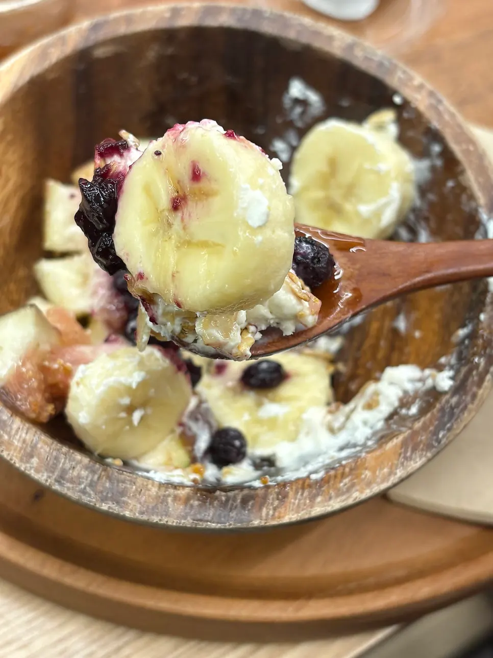 Greek yogurt topped with Fontana jam