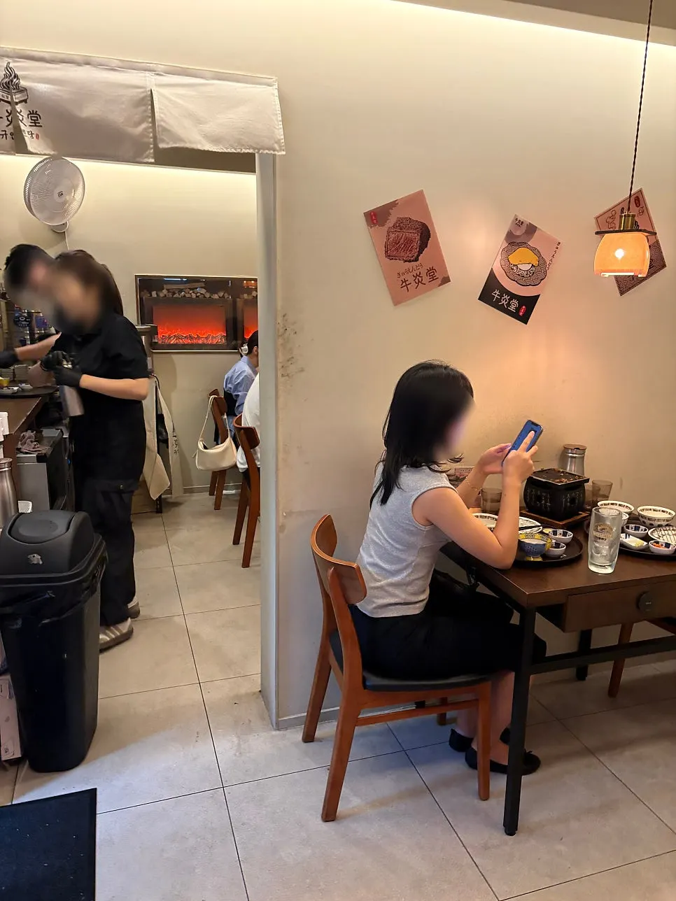 Catchtable waitlist information at the restaurant