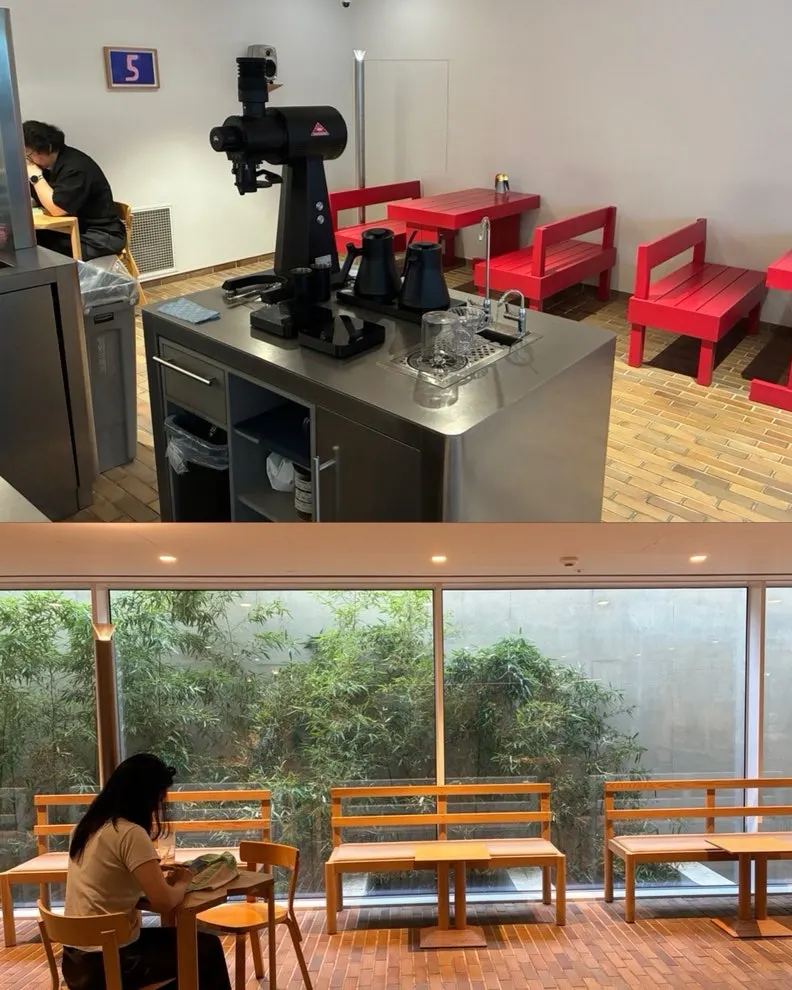 圣水深咖啡内部景象