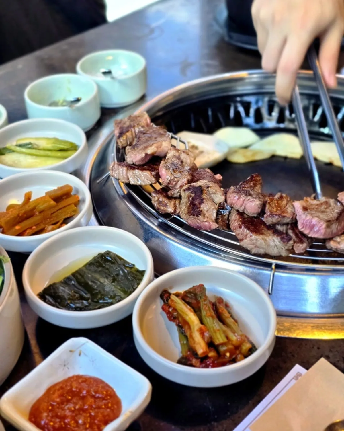 Marblejeong's signature 1++ Korean beef grill