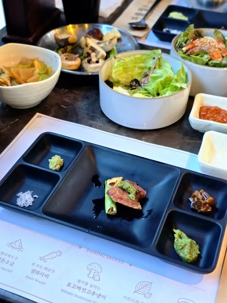 Four sauces for Korean beef grill