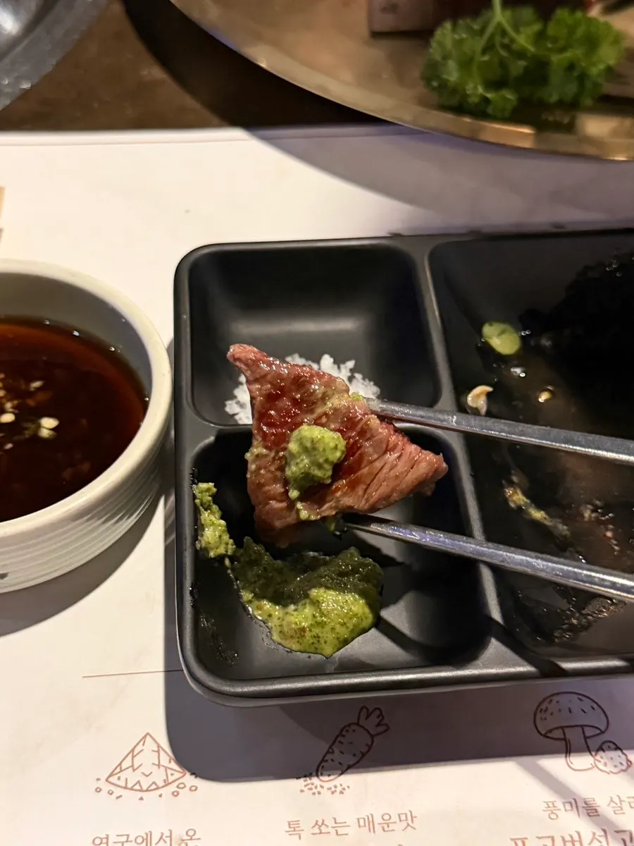 A single grilled piece of sirloin