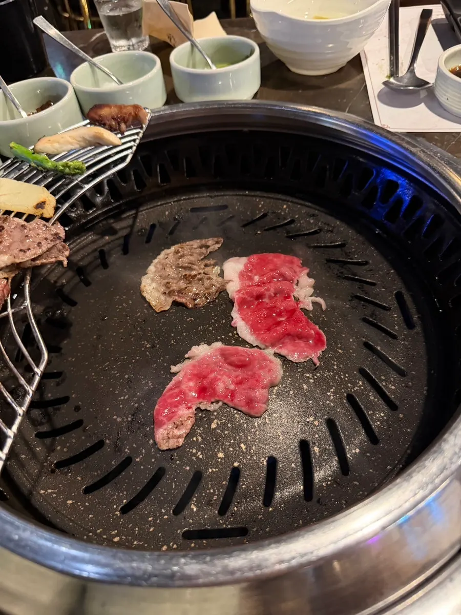 Chuck flap with grilled vegetables