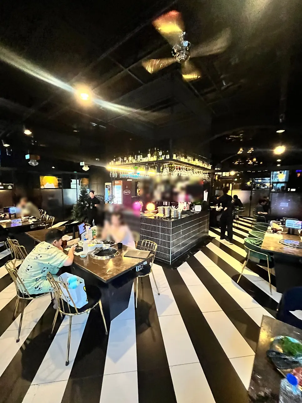Interior table setup at Marblejeong