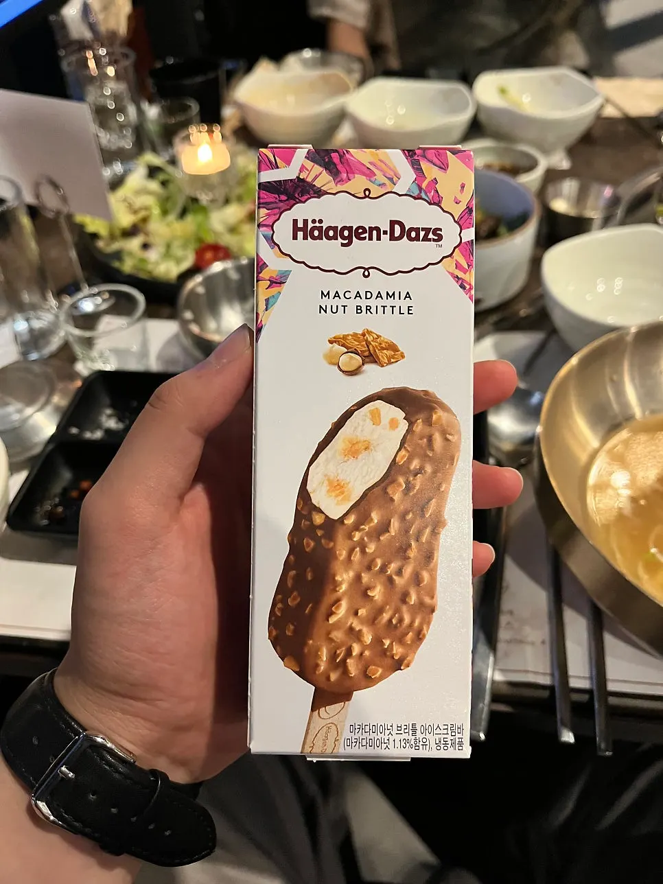 Häagen-Dazs ice cream received after writing a review