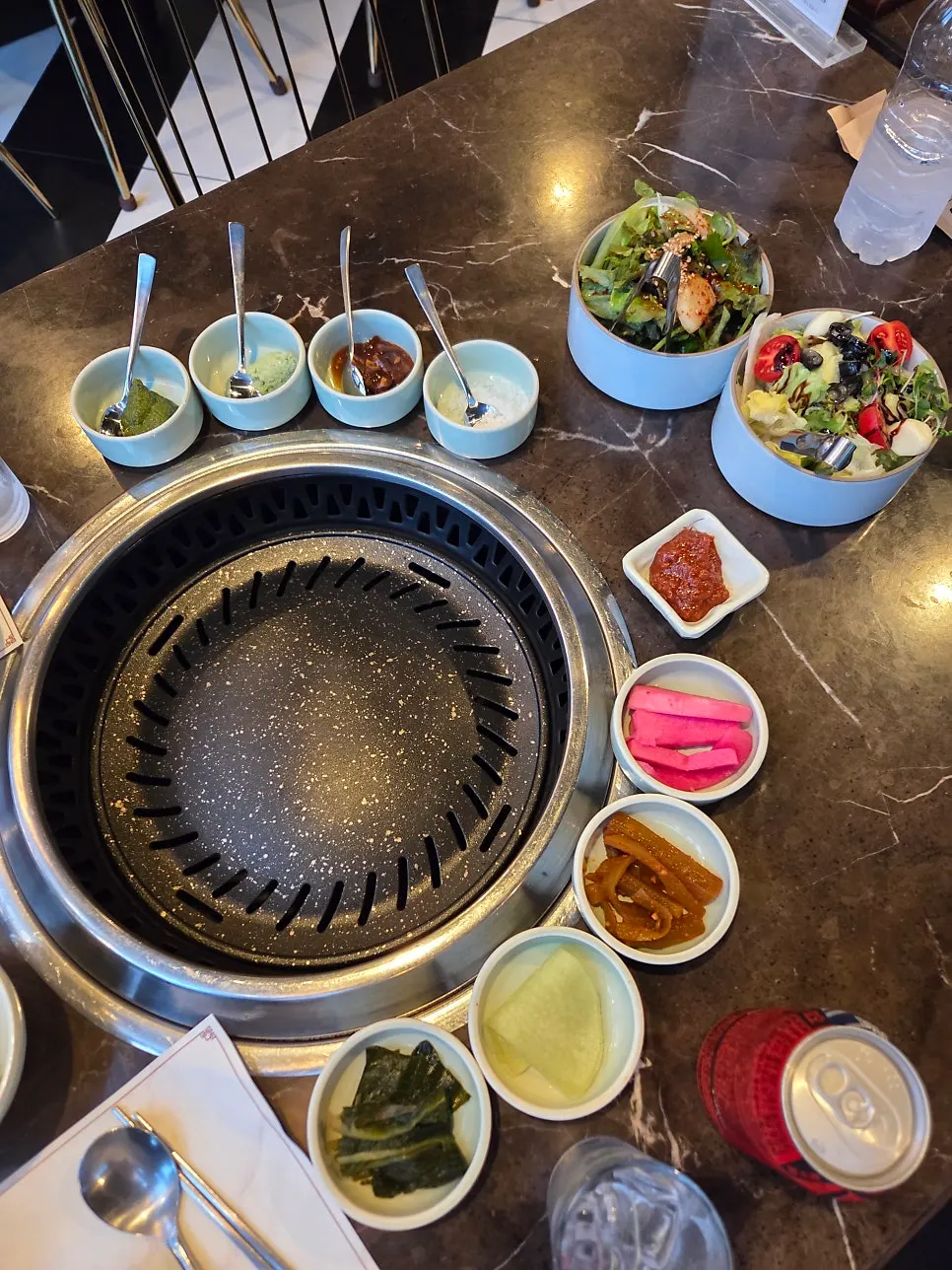 마블정 점심 쌈밥 정식 메뉴 안내