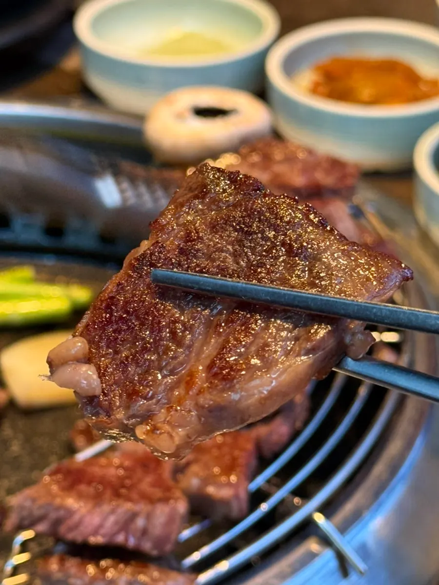 The last cut grilled, beef brisket