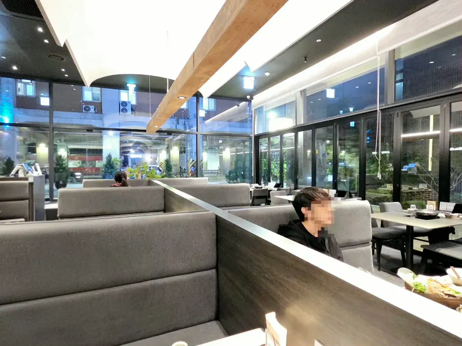Shabu in Seoul interior with plants