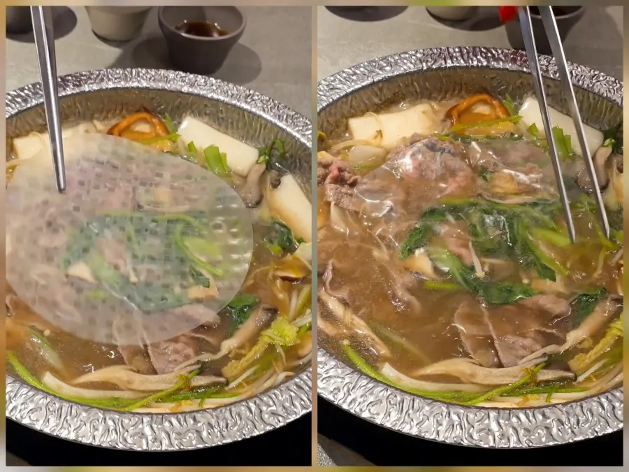 Richened shabu-shabu broth