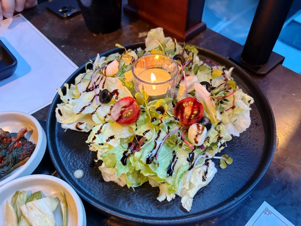 Variety of starters laid out