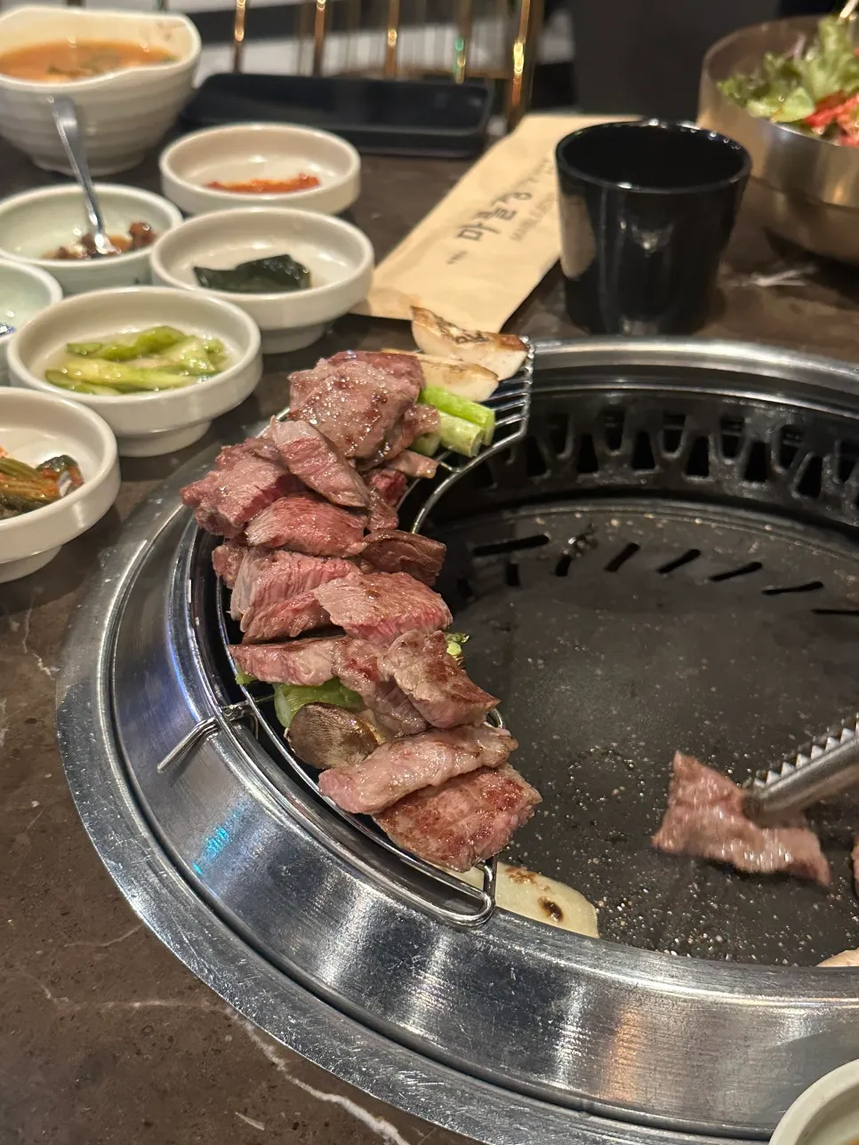Downward-ventilation grill at Marblejeong