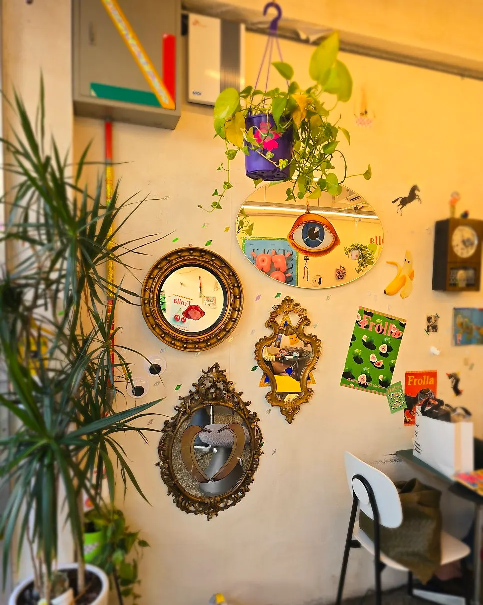 Colorful interior space at Frolla