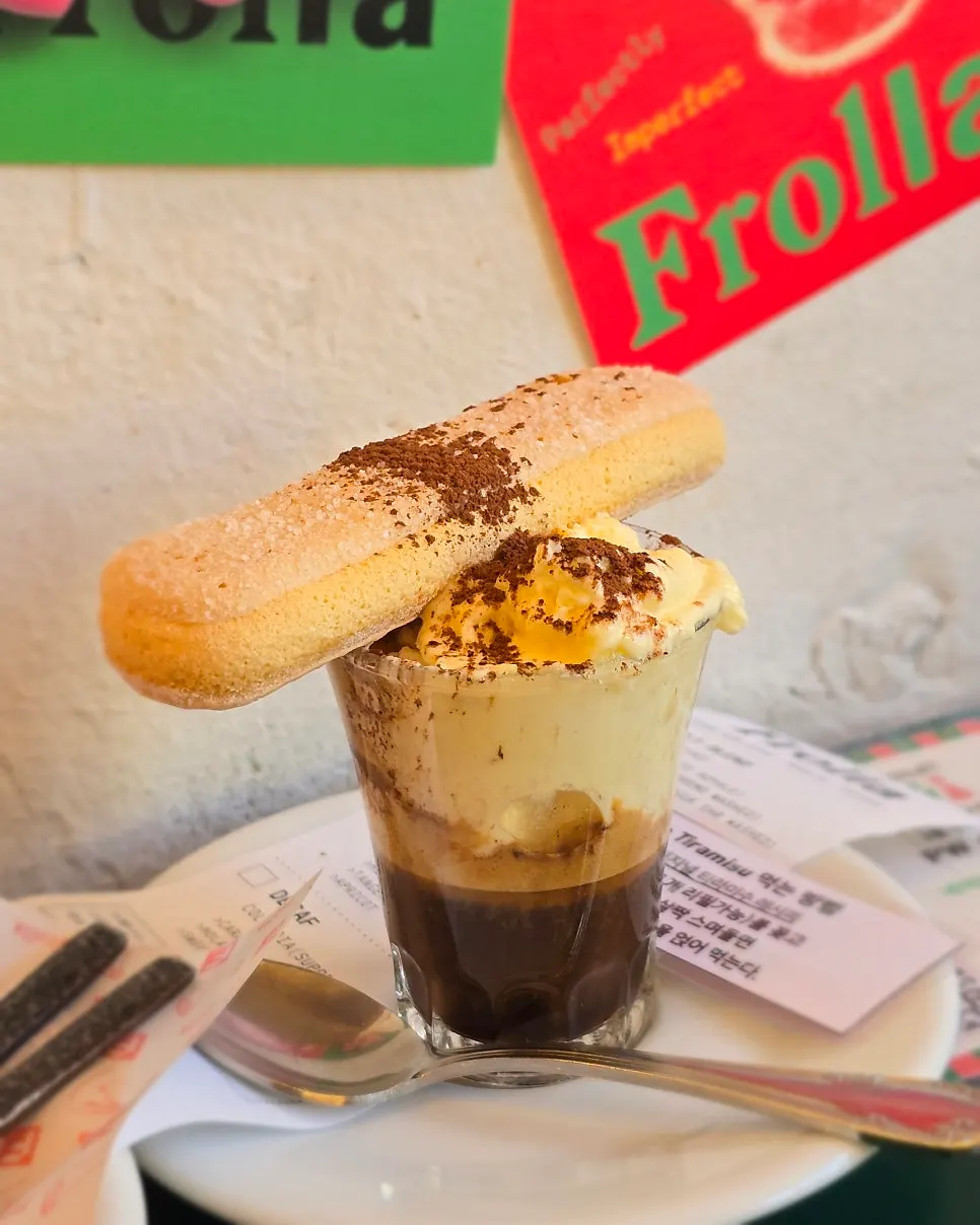 Espresso Tiramisu served in a glass