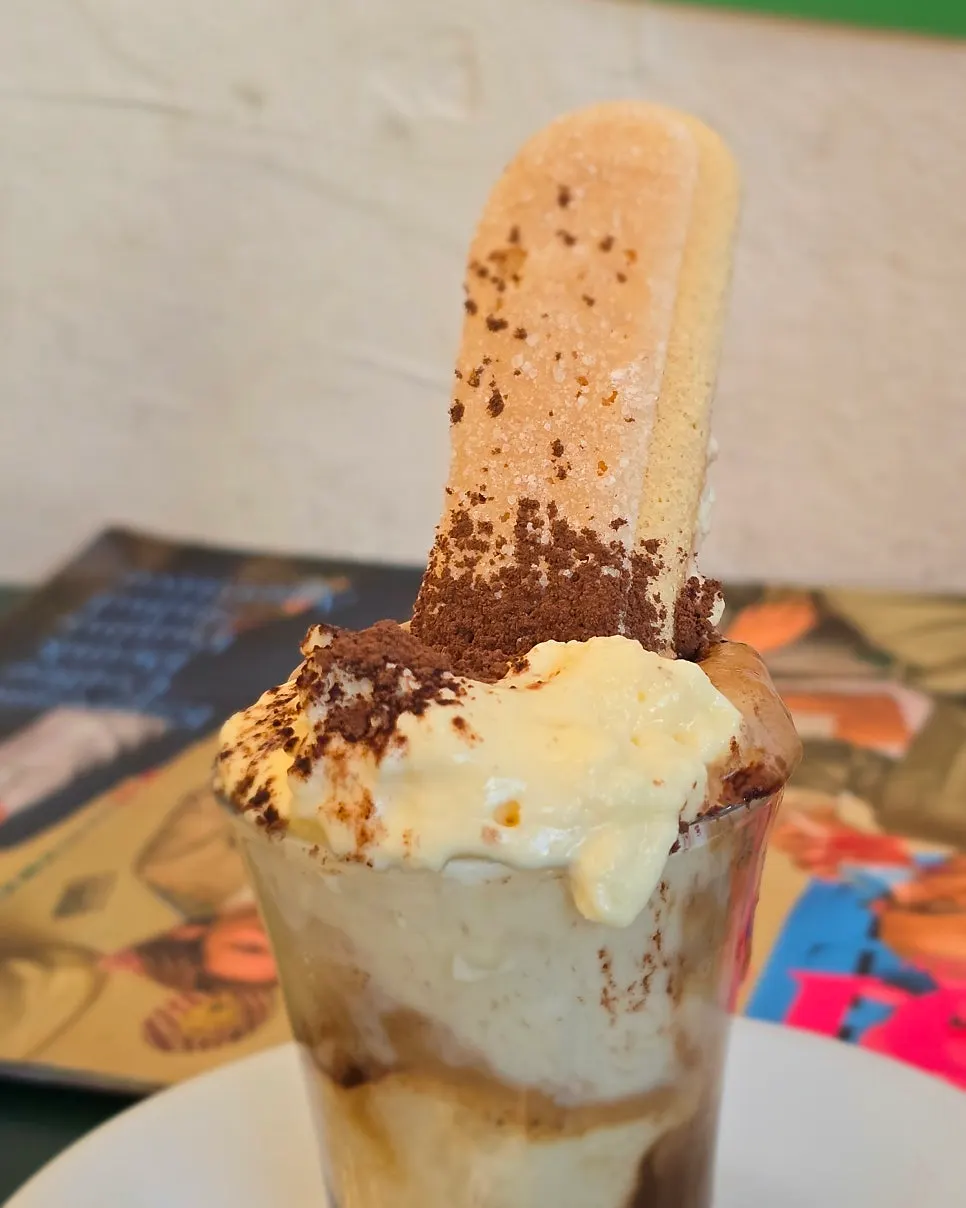 Tiramisu with Savoiardi biscuits and mascarpone cream