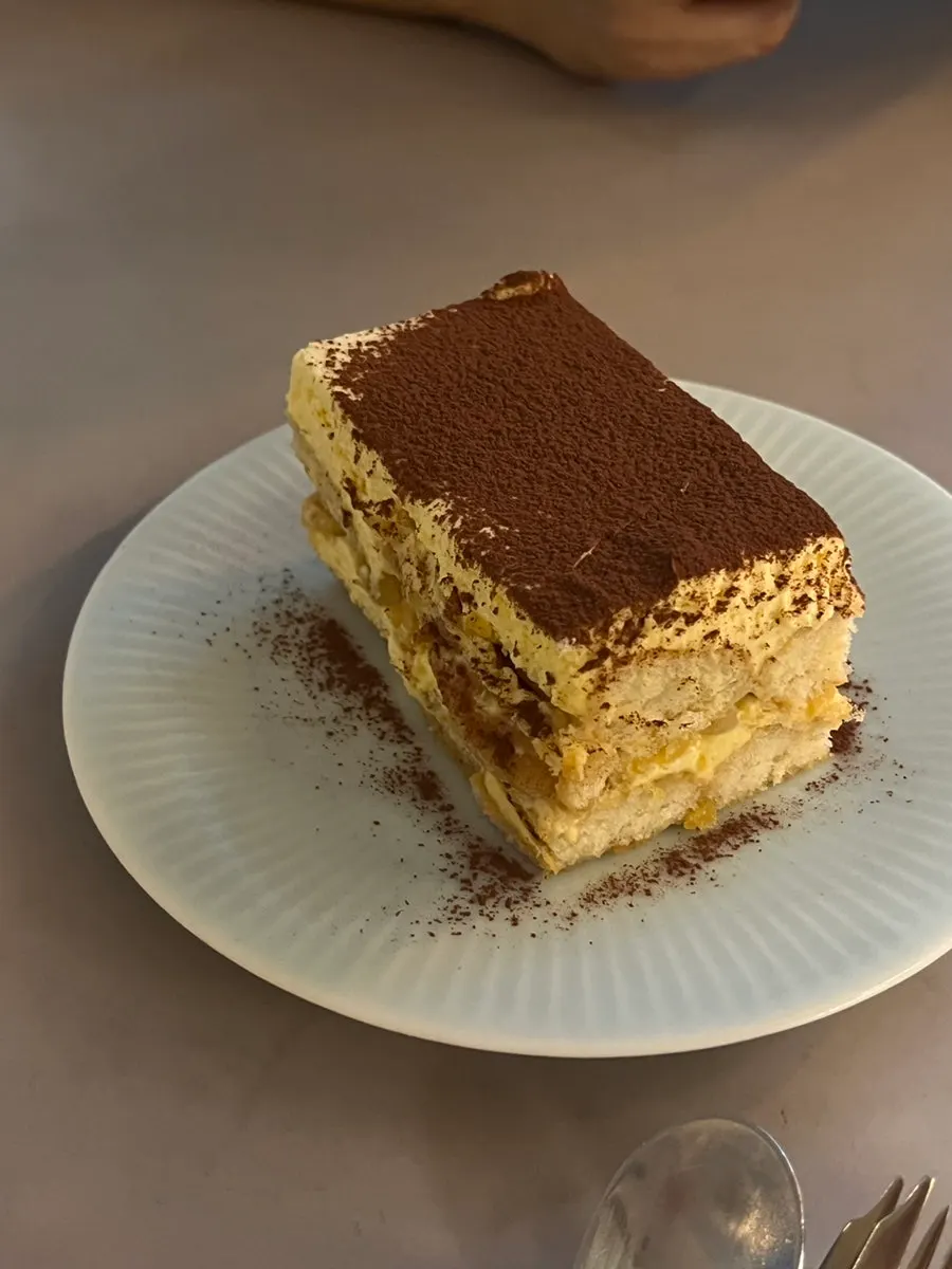 Chestnut tiramisu with chestnuts