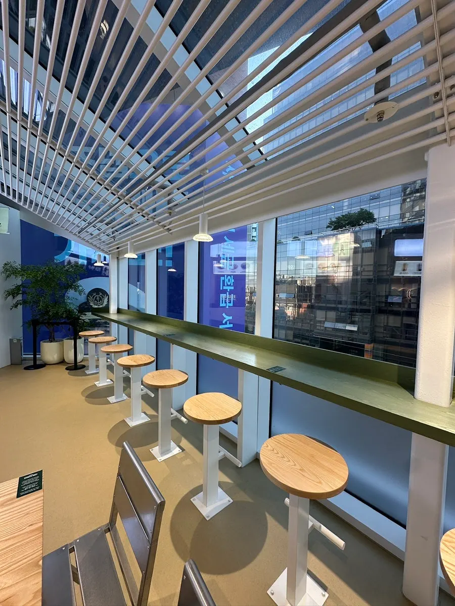 Dining table area of the restaurant