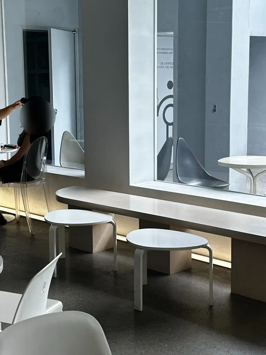 Interior seating area of LOOOP Bakery café