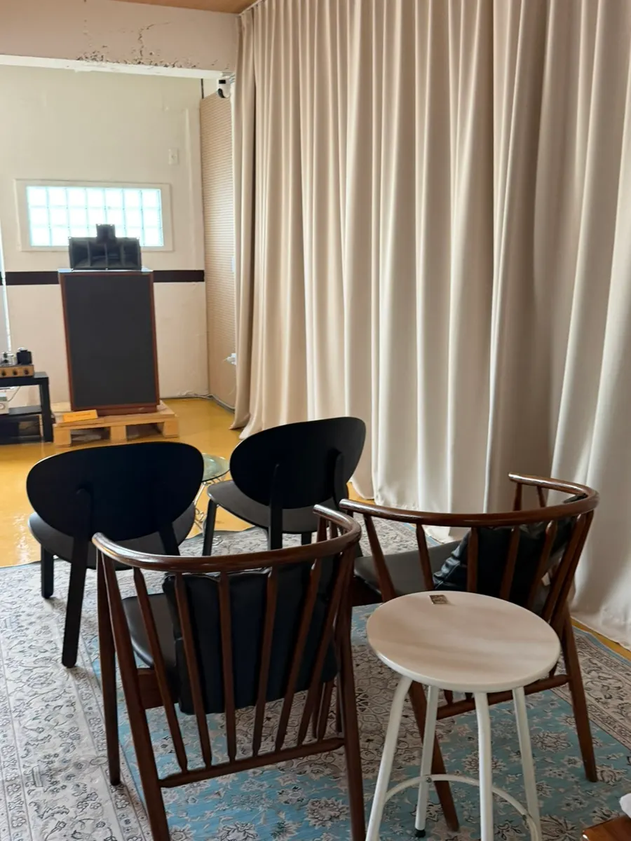 Seat in the listening room for enjoying music