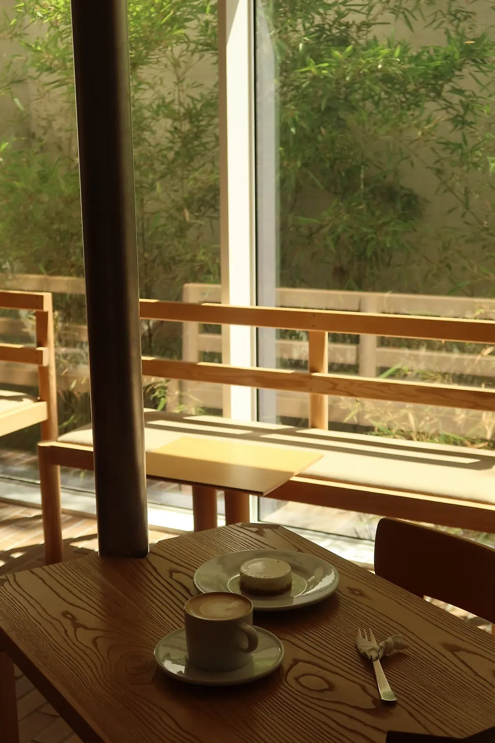 Café time while the baby slept