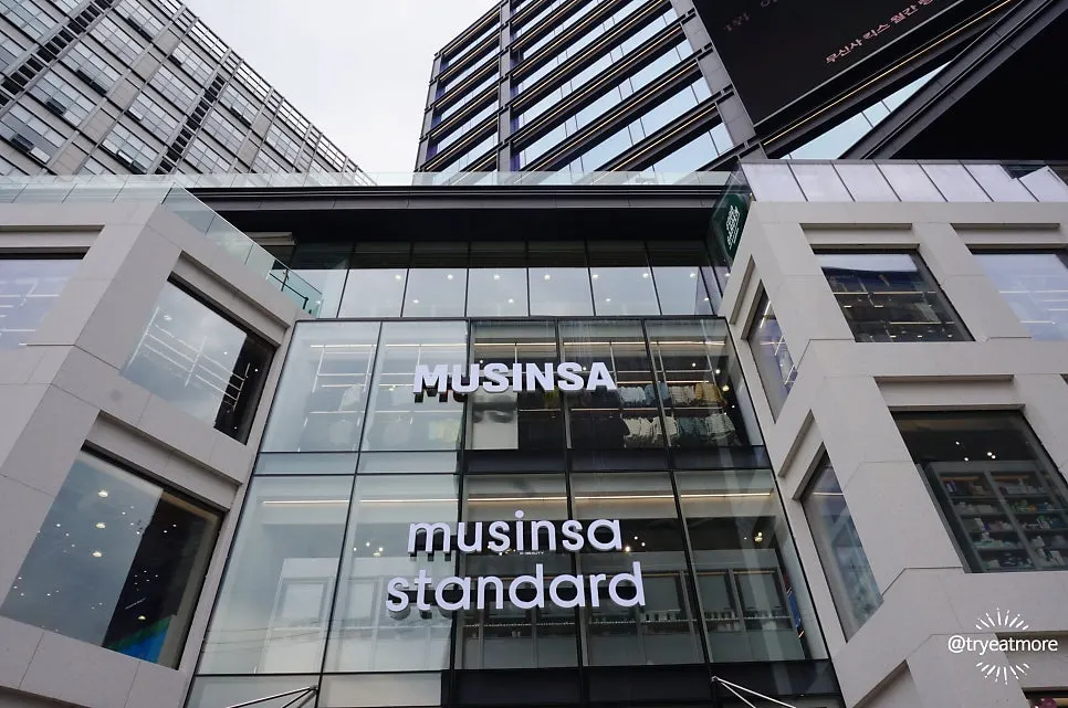 View of the 4th floor food garden at Musinsa Mega Store Seongsu