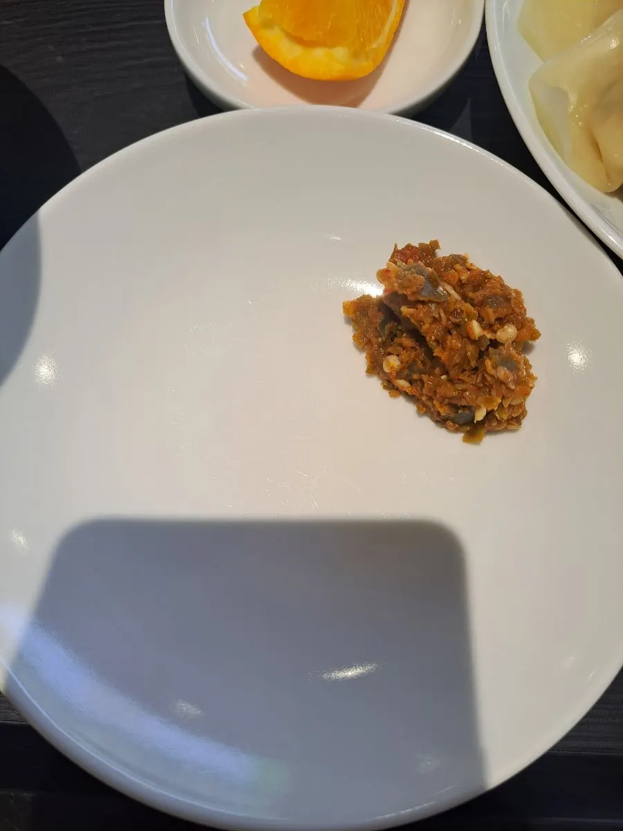 일반 만두보다 큰 왕만두 단면