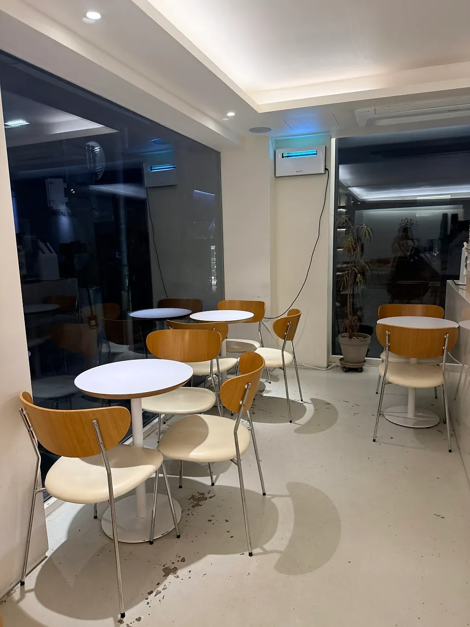화이트톤으로 꾸며진 노틀던 매장 내부