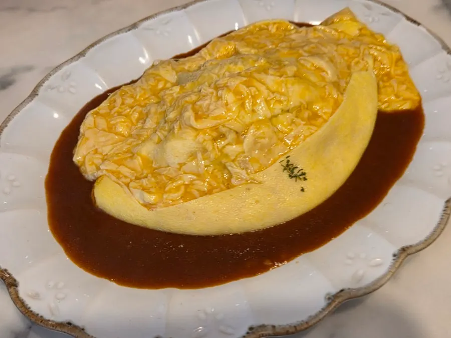 Darak Omelet Rice and Corn Gnocchi order