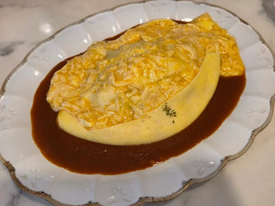 Darak Omelet Rice and Corn Gnocchi order