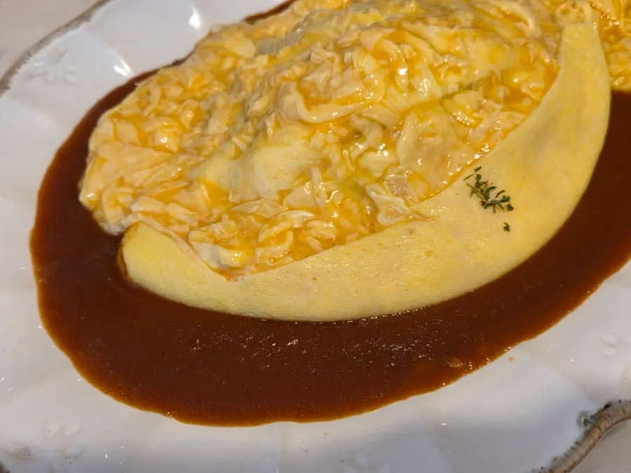 Darak Omelet Rice and Corn Gnocchi order