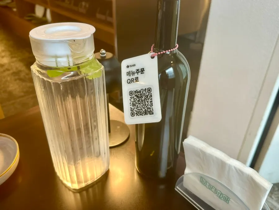 예약 시간에 맞춰 세팅된 테이블
