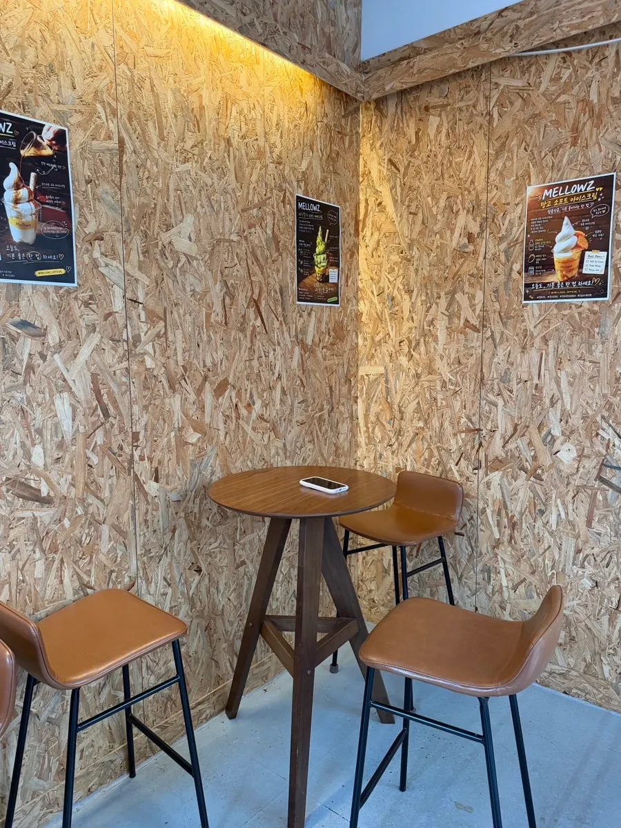 Espacio de asientos interiores de Mellows