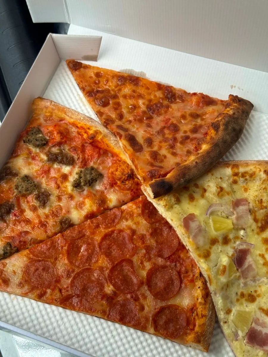 A single slice roughly the size of a face