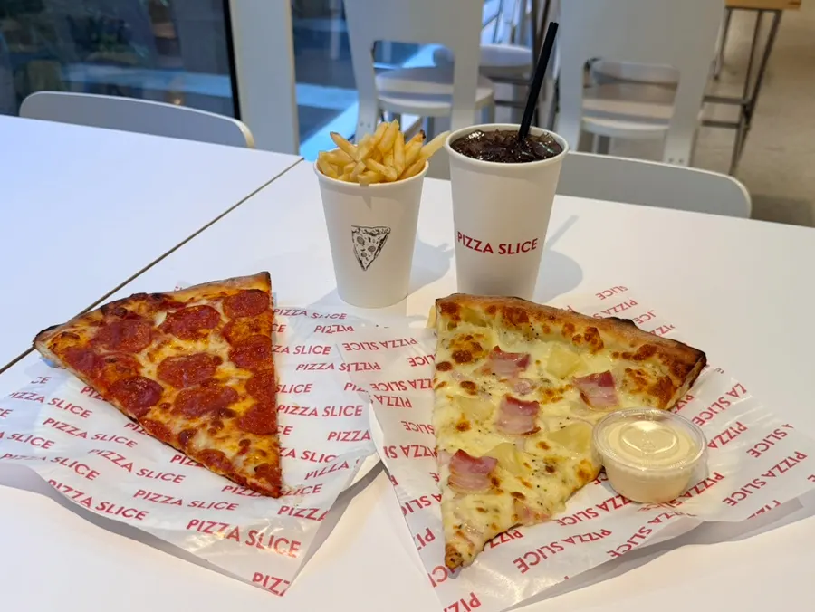 Table set with fries and Zero Coke
