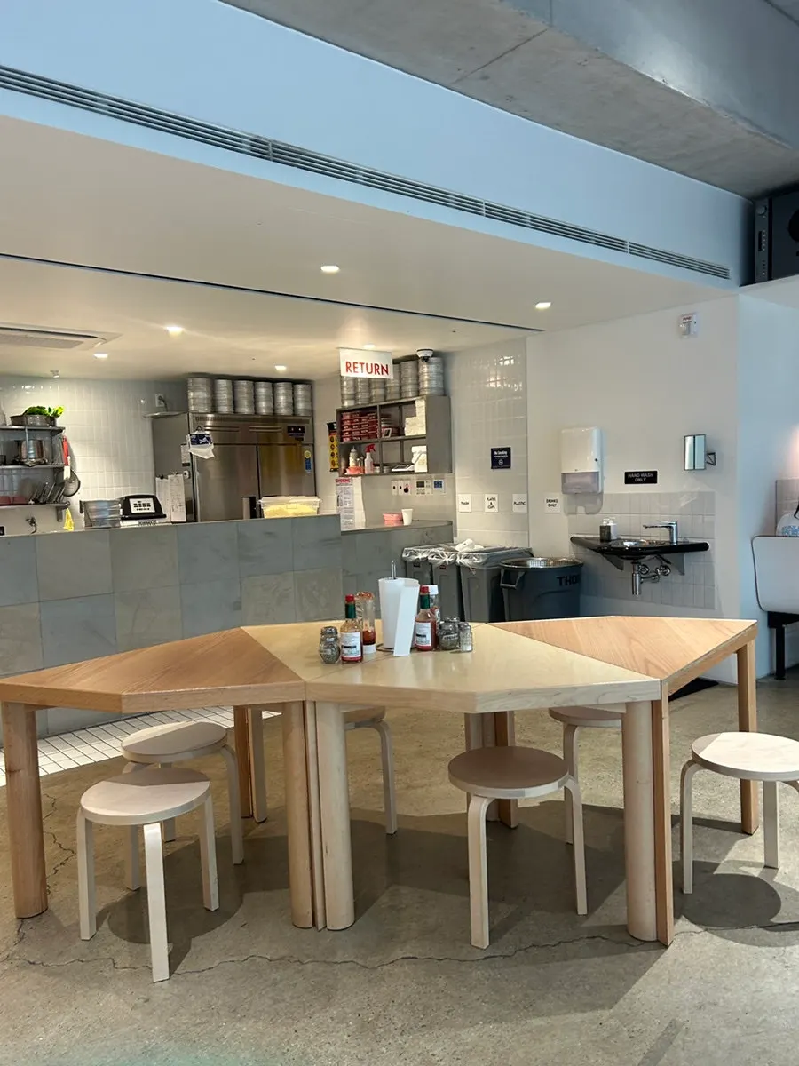 Area near the order counter at Pizza Slice Seoul