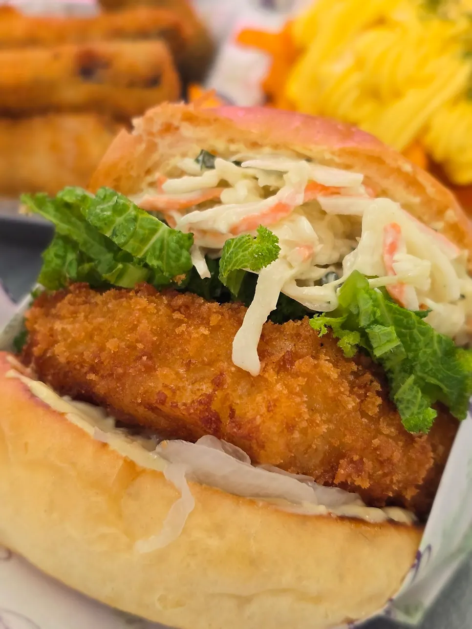 Wasabi Shrimp Burger