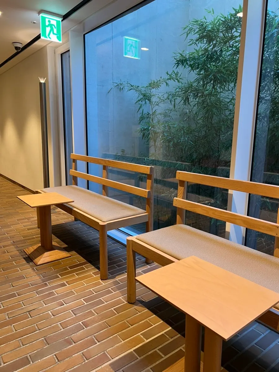 Sunlit basement seating at T Coffee