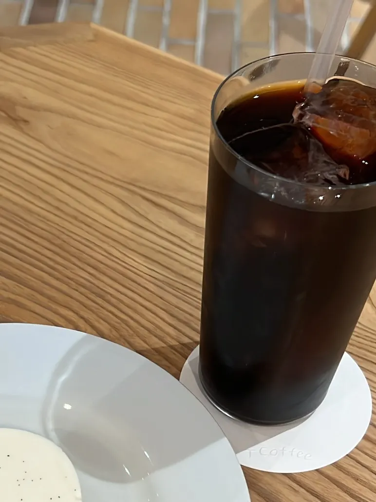 A glass of T Coffee's iced cold brew