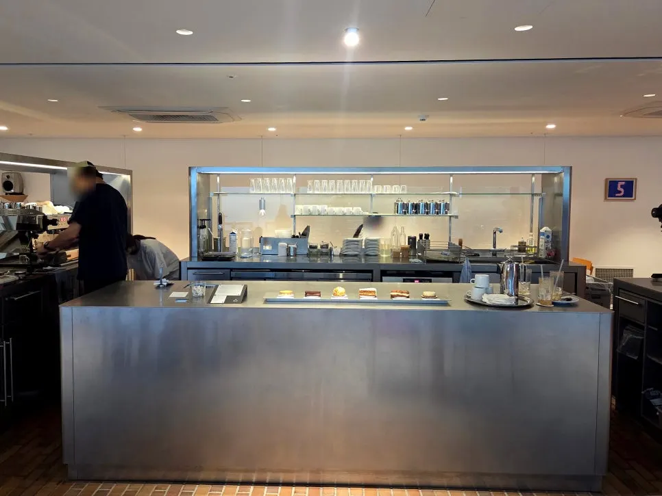 Interior view of T Coffee on the basement floor