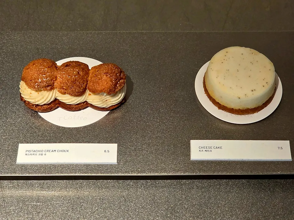 Sand cookies and baked goods displayed at the counter
