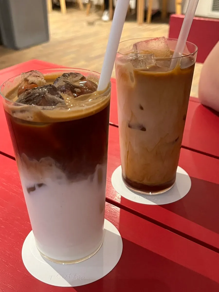 T Coffee's central open-format bar