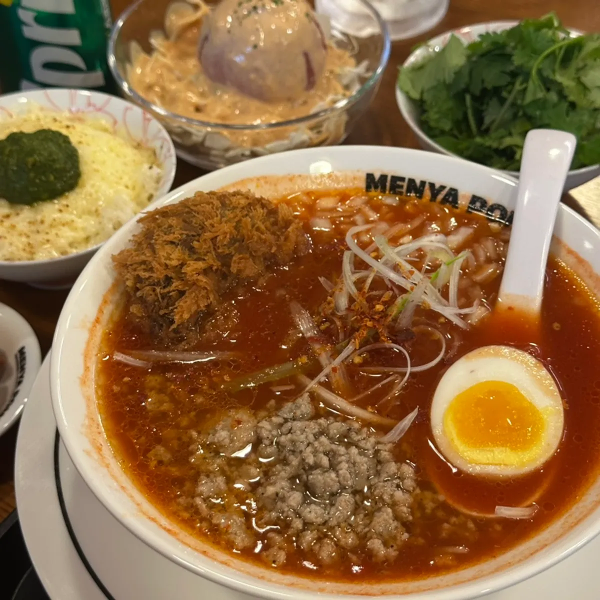 멘야포모 성수점 토마토 라멘 한 그릇