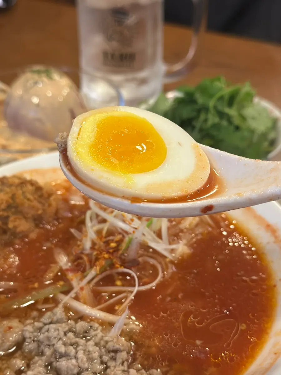 1단계 맵기로 나온 토마토 라멘